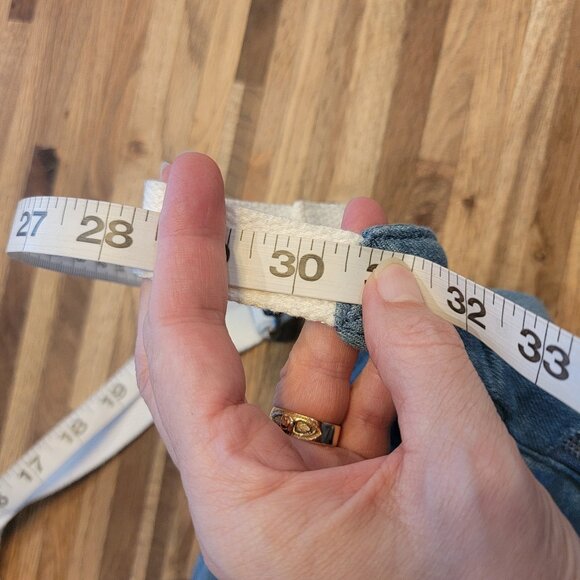 Blue Jean/Denim Waist Bag with American Flag - Picture 8 of 12